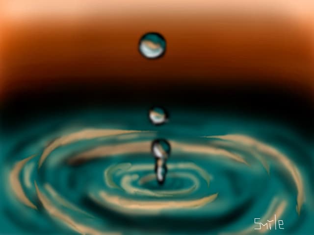 water drop..:)