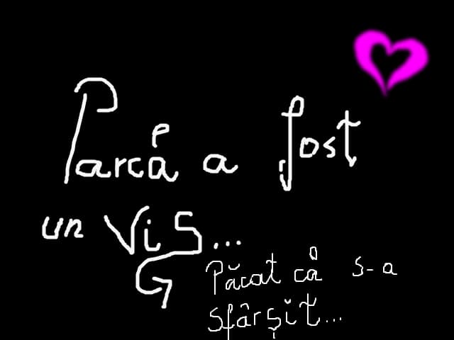 parca a fost un vis