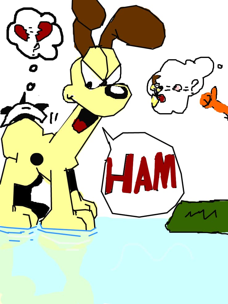 Odie isi fugareste coada:))