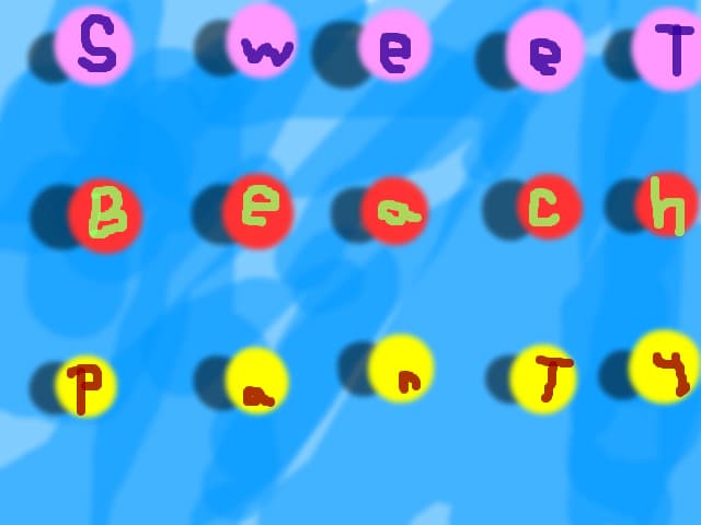 sweet beach party