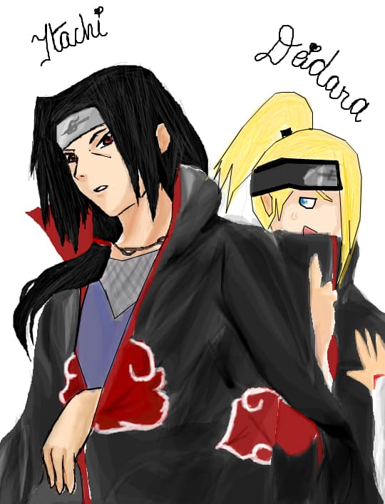 itachi si deidara