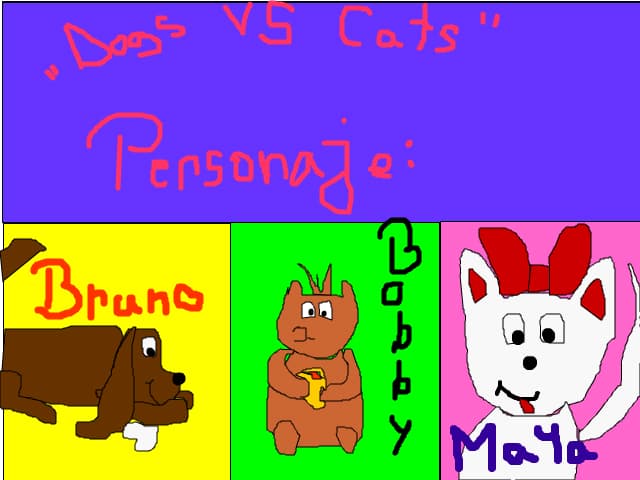 \'Dogs VS Cats\' personaje