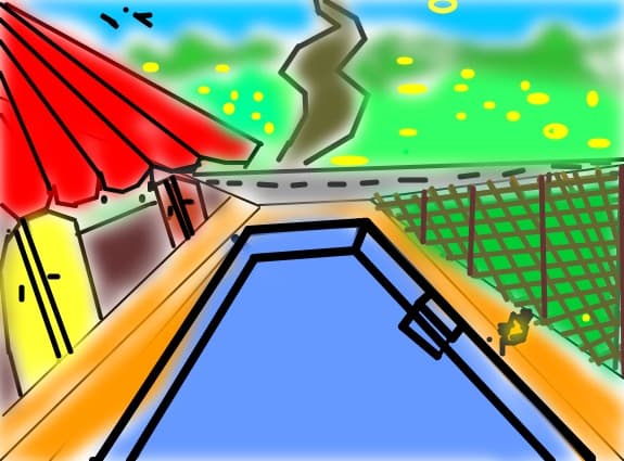 La piscina