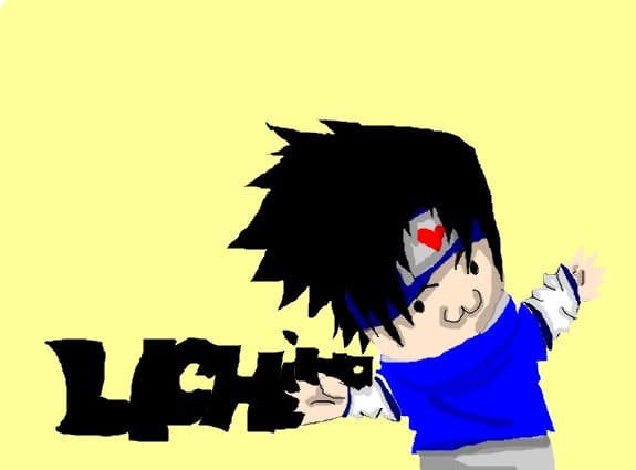 sasuke uchiha =)) acum zambesteee!