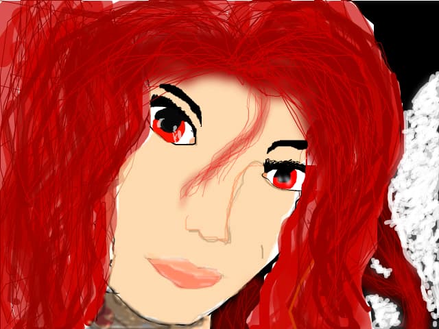 red hair angel