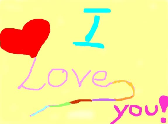 I love you