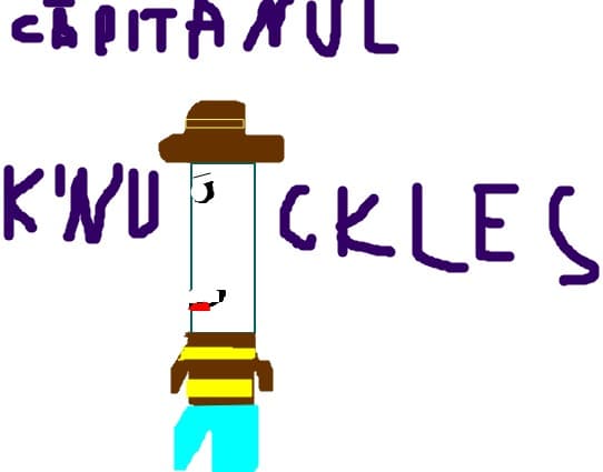capitanul k\'nuckles din minunatele peripetii a le lui flabjack