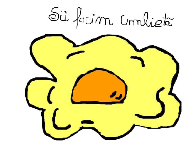 Facem omleta :3