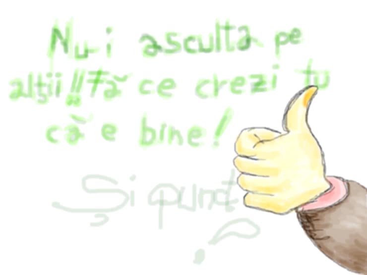 Eu pe principiul asta ma bazez(cu exceptia familiei)