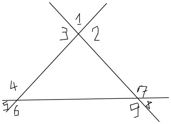 Geometrie:unghiuri exterioare