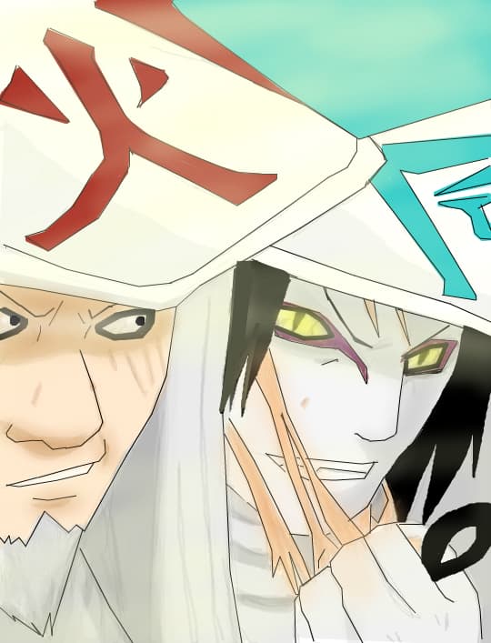 Sarutobi vs orochimaru