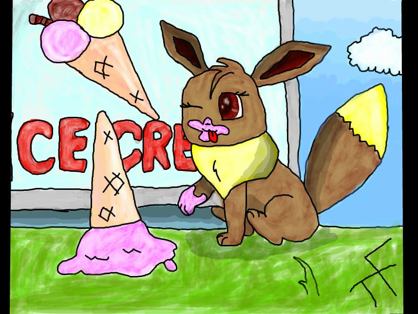 Caldura mare pt. micul Eevee