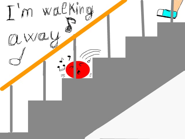 I\'m walking away