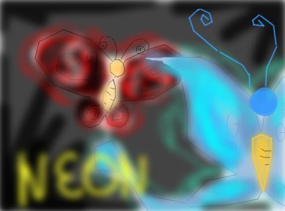 Neon color