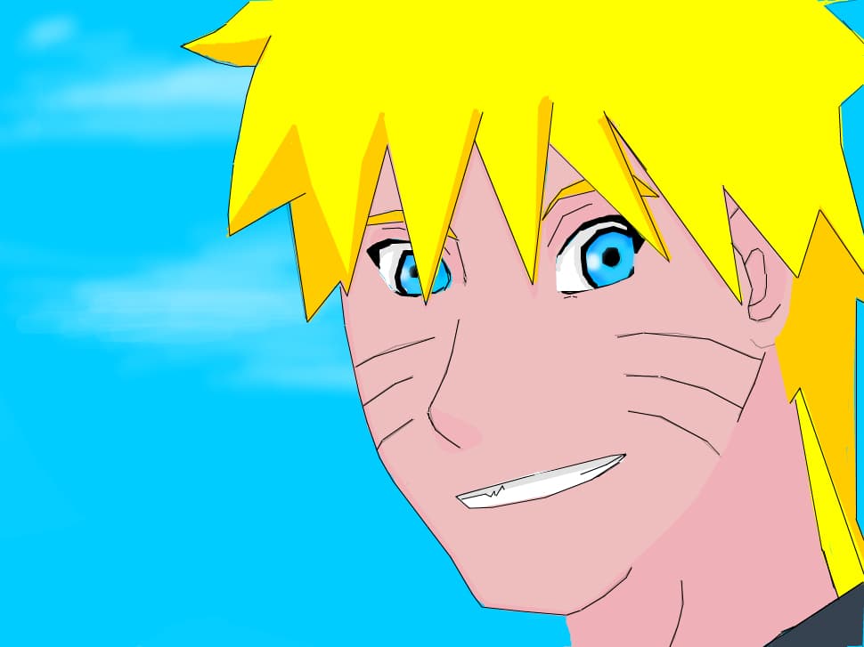 naruto smiling