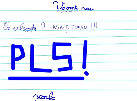 ce alegeti?