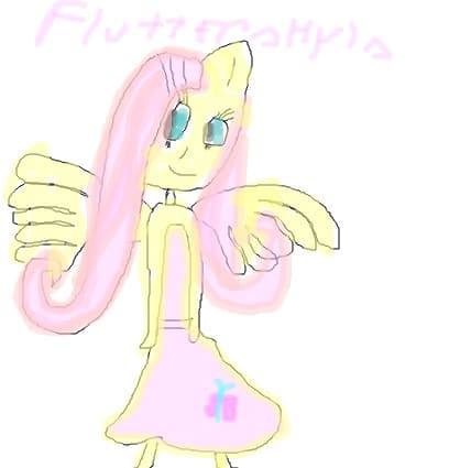 Fluttershy \'s Fata umana