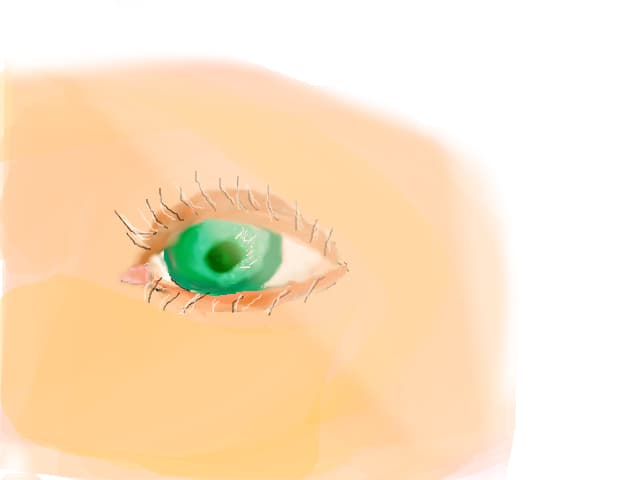 Ochi verde