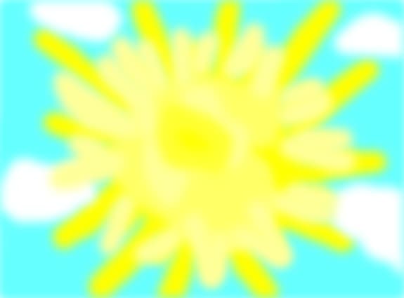 The sun