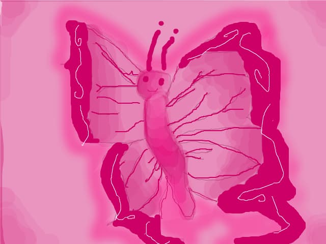 fluture roz