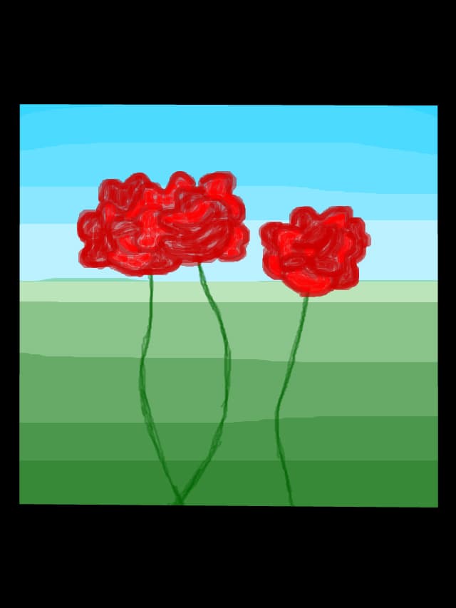 flori rosii :D