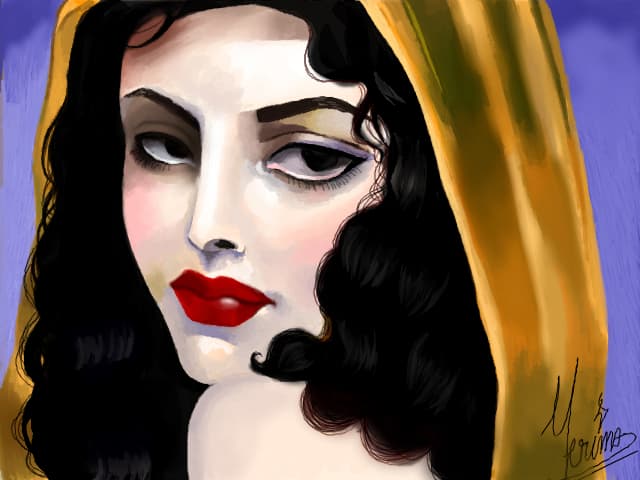 Gipsy woman.