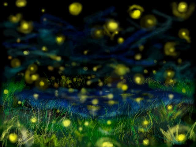 fireflies..