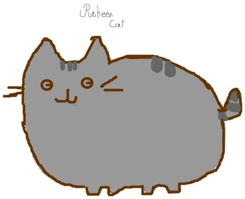 Prima mea incercare in a face-o pe Pusheeeen Cat
