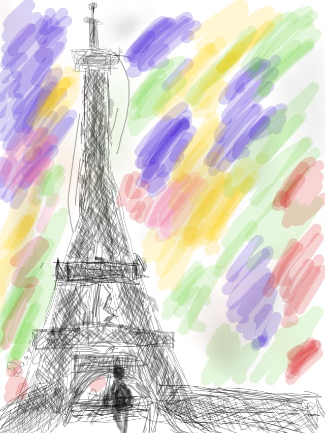 sketh of paris