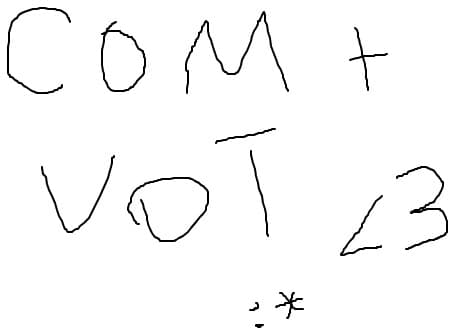 com + vot <3 :*
