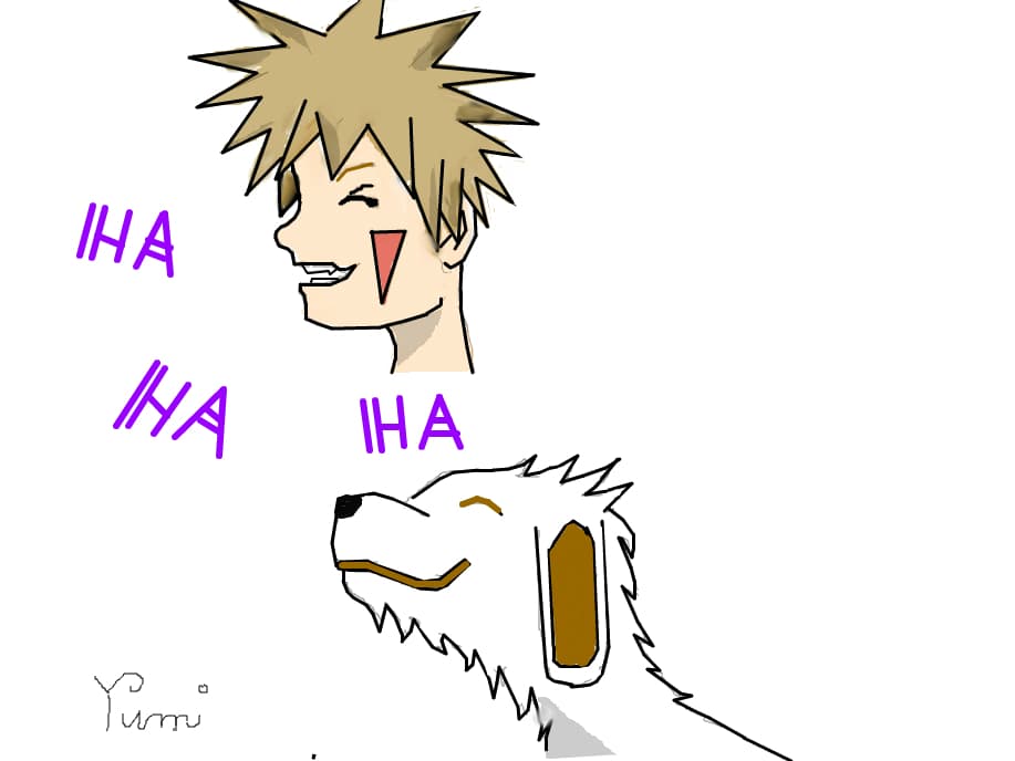 Kiba and Akamaru