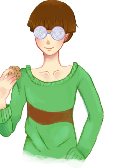 "You brought me cookies? That\'s so nice of you."