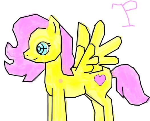 Verisoara mai mica a lui Fluttershy :3