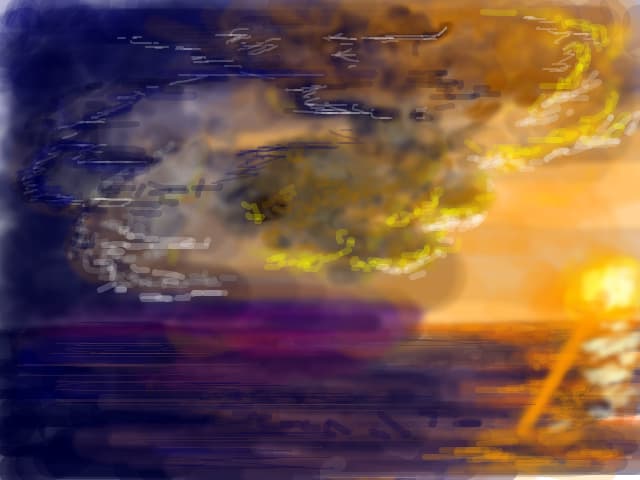Sunset..