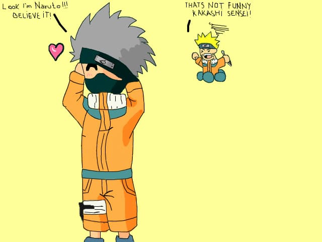 Kakashi&amp;Naruto chibi..