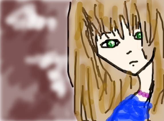 Green eyes...