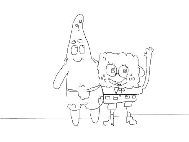 sponge boob and patrick