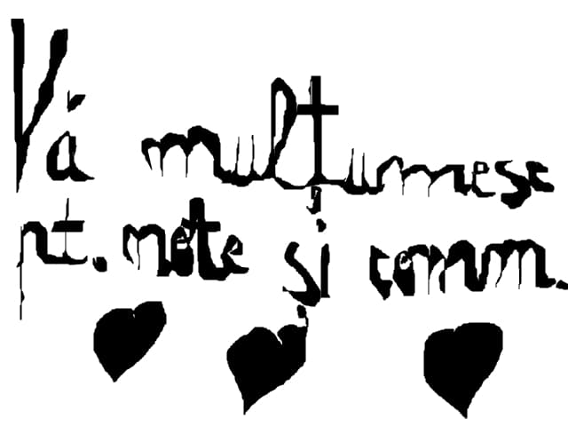 va multumesc