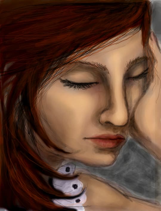 tired and sleepy