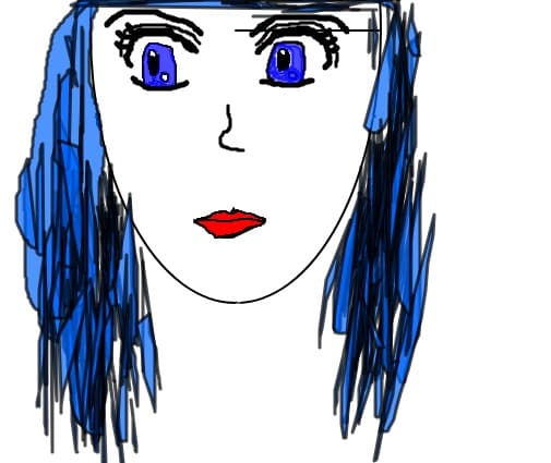 anime girl face