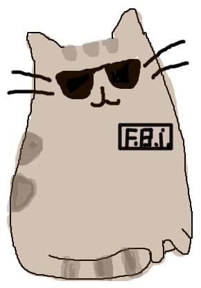 pusheen the cat F.B.I