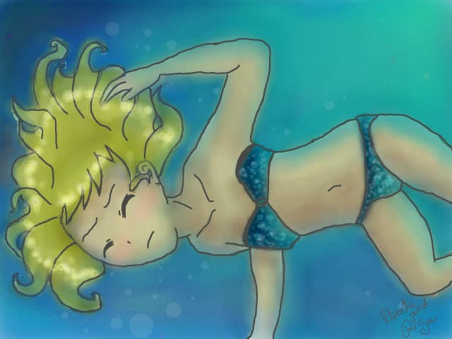 Anime Girl Swim