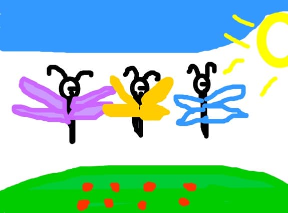 3 fluturi