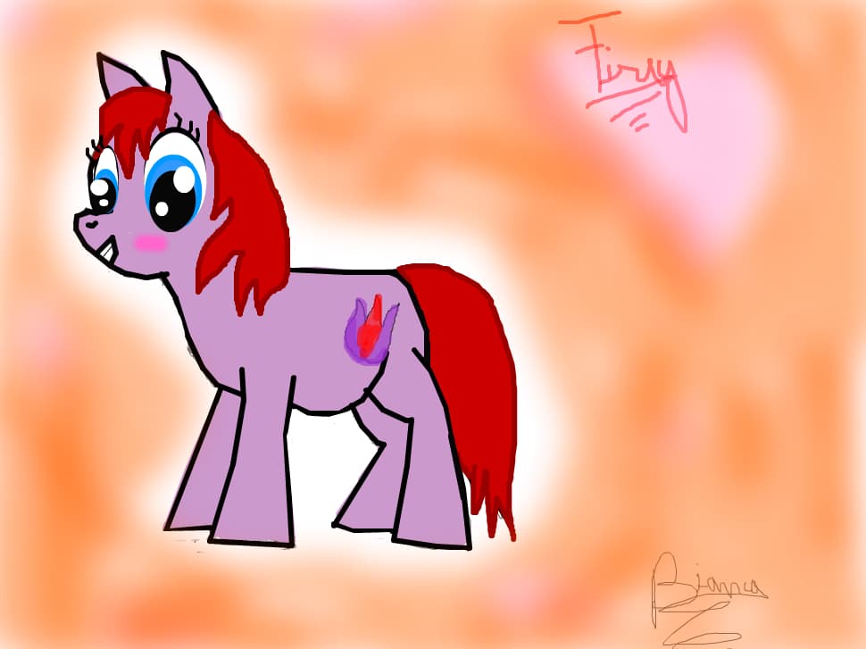 My little pony-Firey the pony