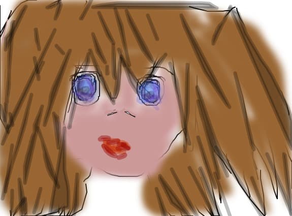 primul meu desen... un anime