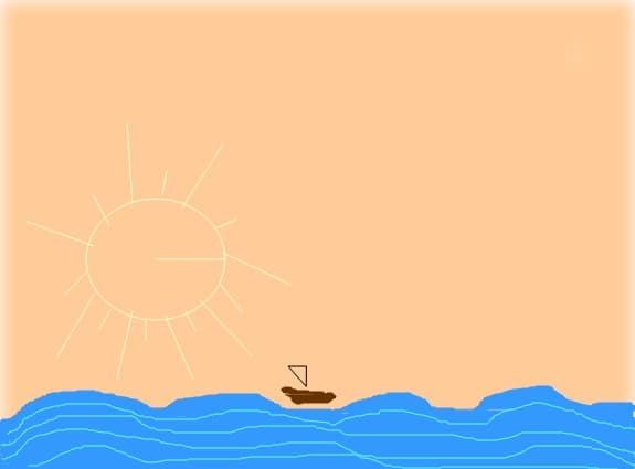 Dimineata pe mare
