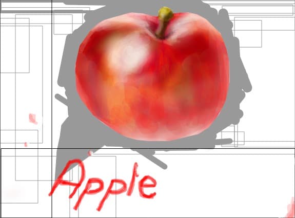 Apple, desen pentru zuzu_kid kid :D:D