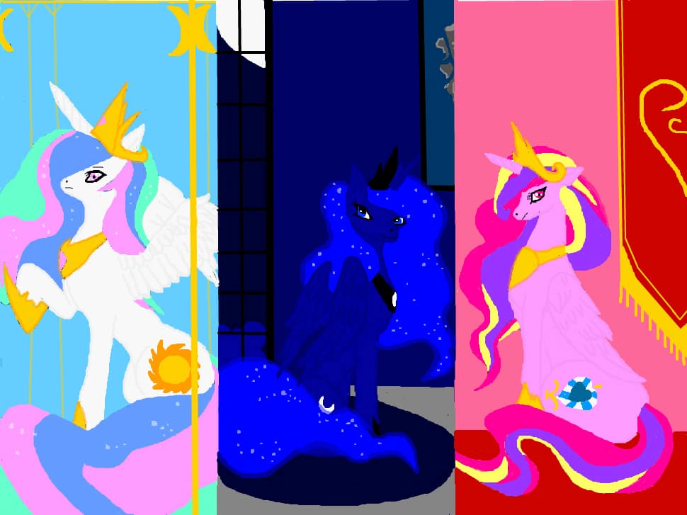 My Little Pony-Celestia, Luna, Candace