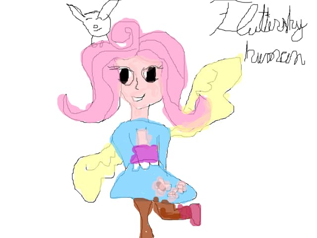 fluttershy human