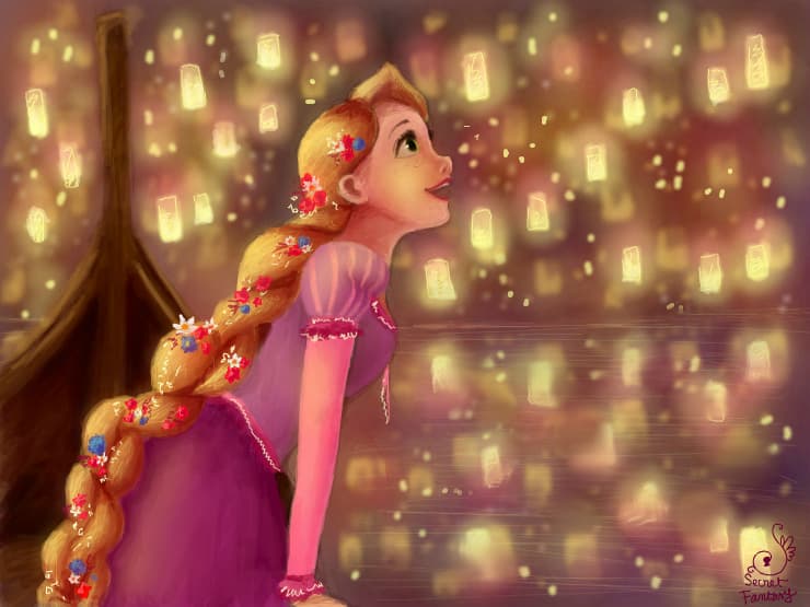 I can see the lights...